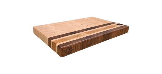 Hard Maple, Walnut, White Oak & Wenge Butcher Block
