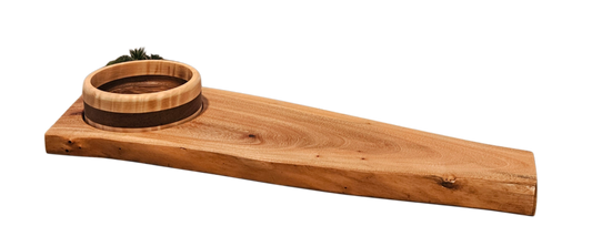 Live Edge Avacado charcuterie board