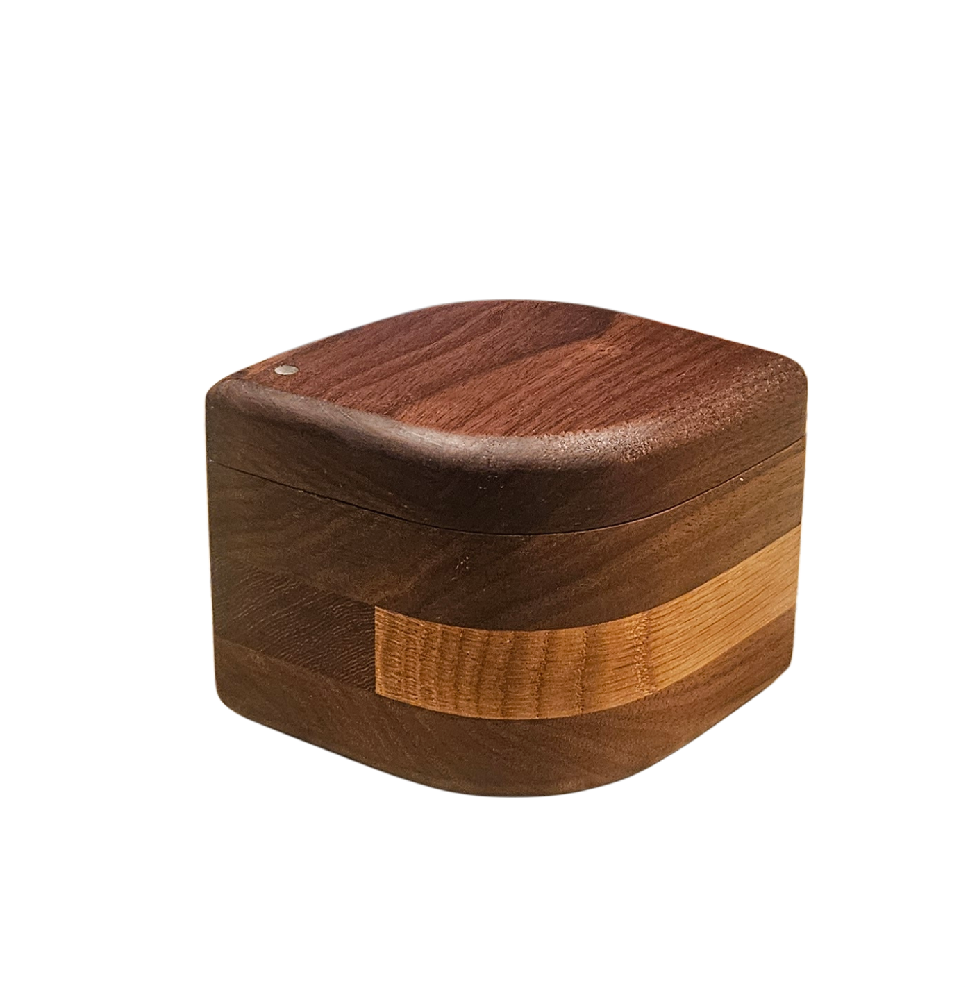 Walnut, white oak and Wenge Salt Well