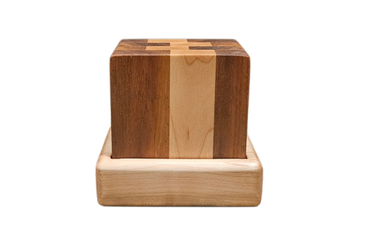 Iroko & Hard Maple Bottle Opener Coasters