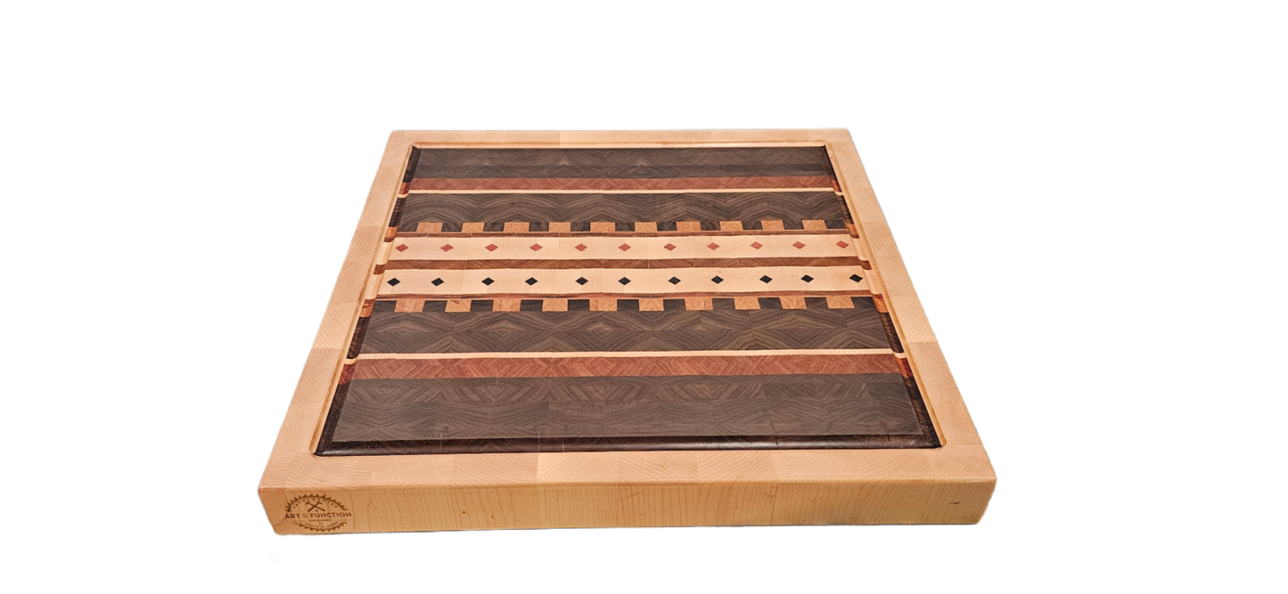 Large Exotic Butcher Block