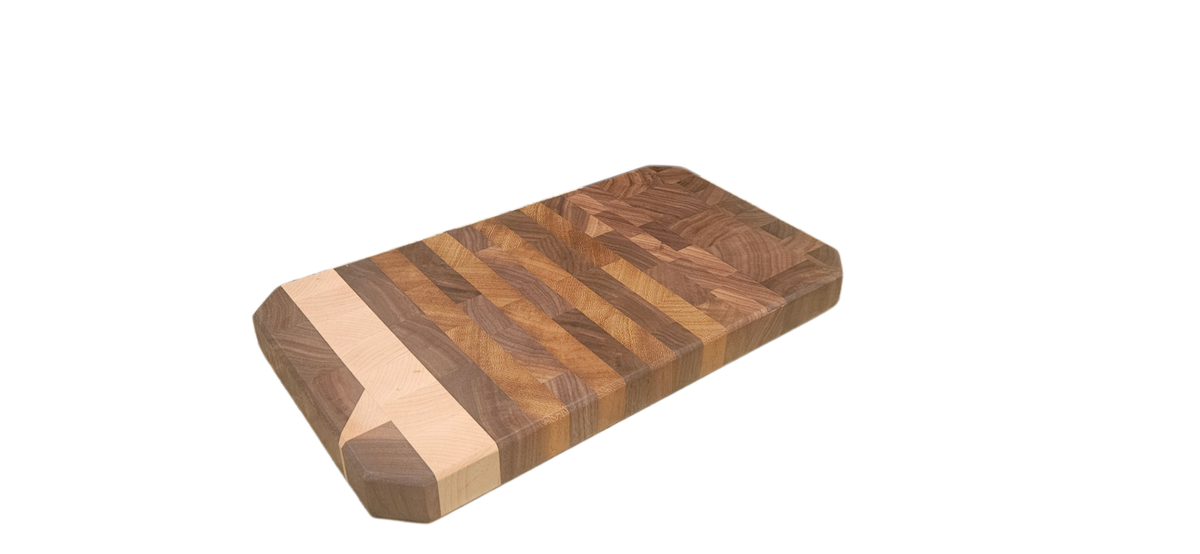Walnut, Iroko & Hard Maple Butcher Block