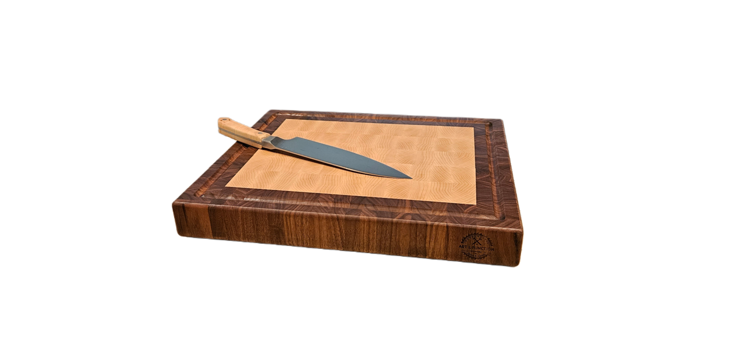 Large Hard Maple and Walnut Brisket Buddy
