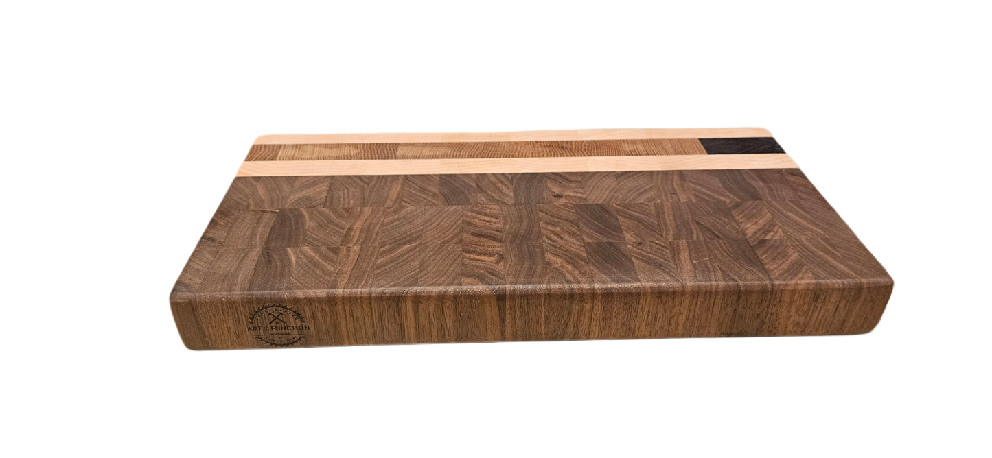 End Grain Walnut Butcher Block