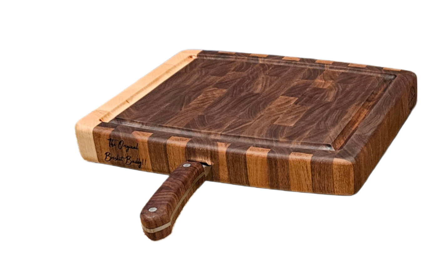 Walnut and Hard Maple Selfish Edition Brisket Buddy