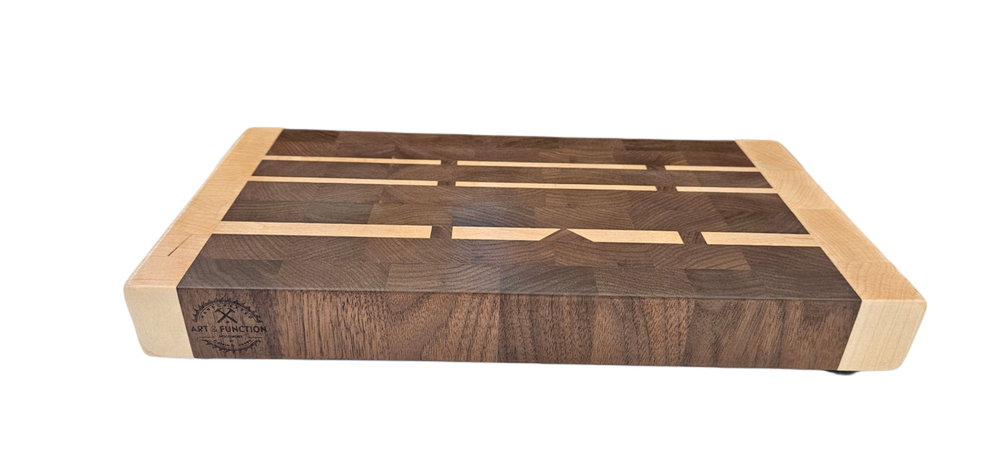 Walnut & Hard Maple Butcher Block