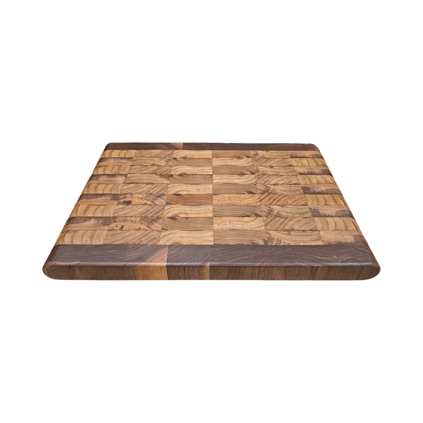 Teak and Walnut Butcher Block