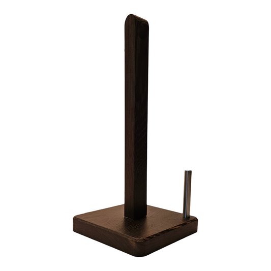 Wenge paper towel holder