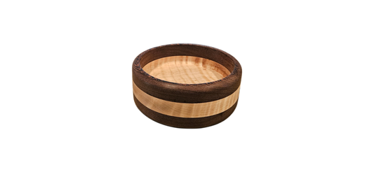 Curly Maple & Wenge Dipping Bowl