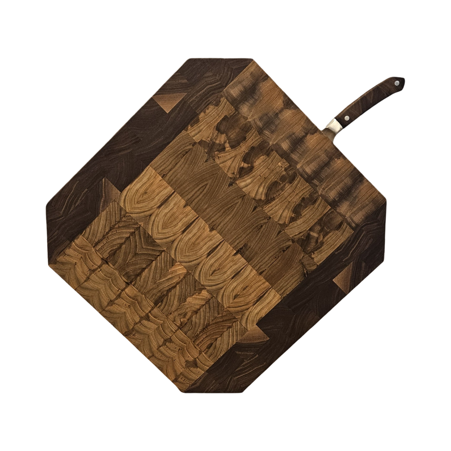 Teak and Walnut Brisket Buddy (Cleaver Edition)