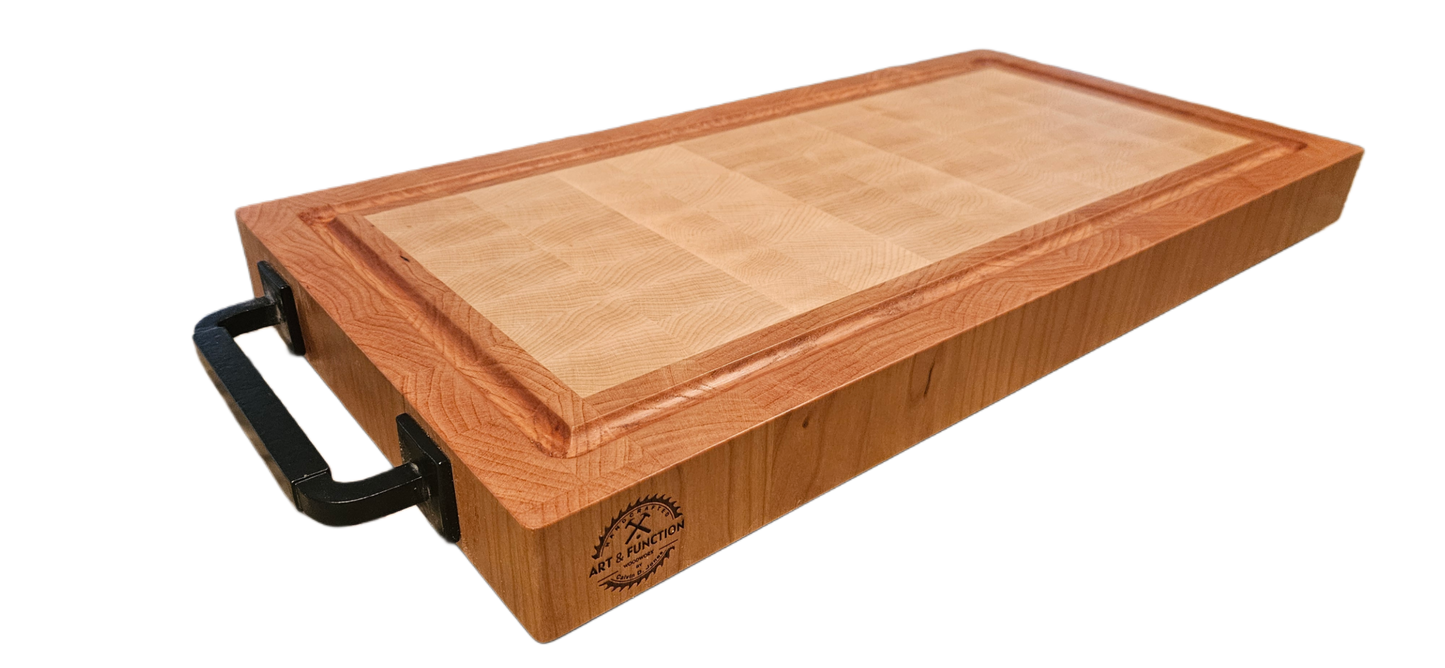 Large Hard Maple  & Cherry Butcher Block