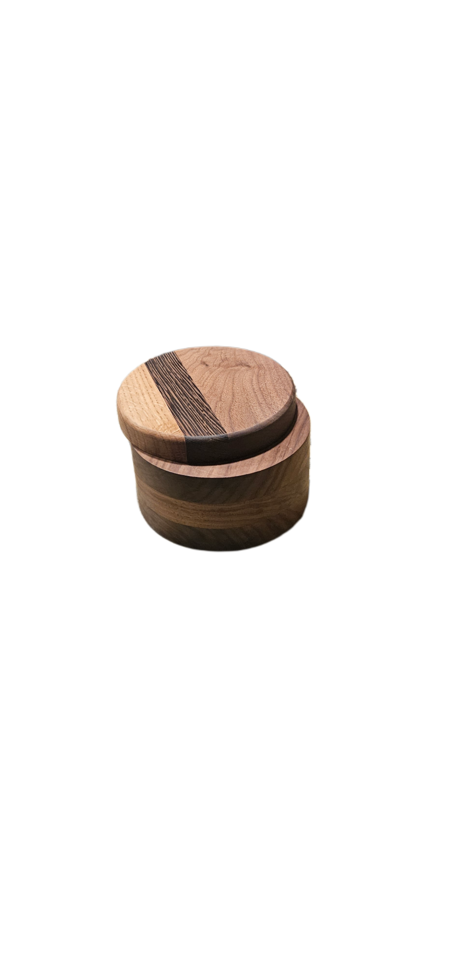 Walnut Salt Well