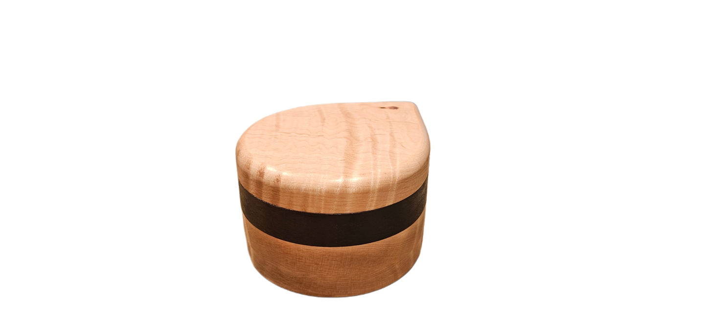 Salt Well (Curly Maple & Wenge)