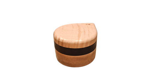Salt Well (Curly Maple & Wenge)