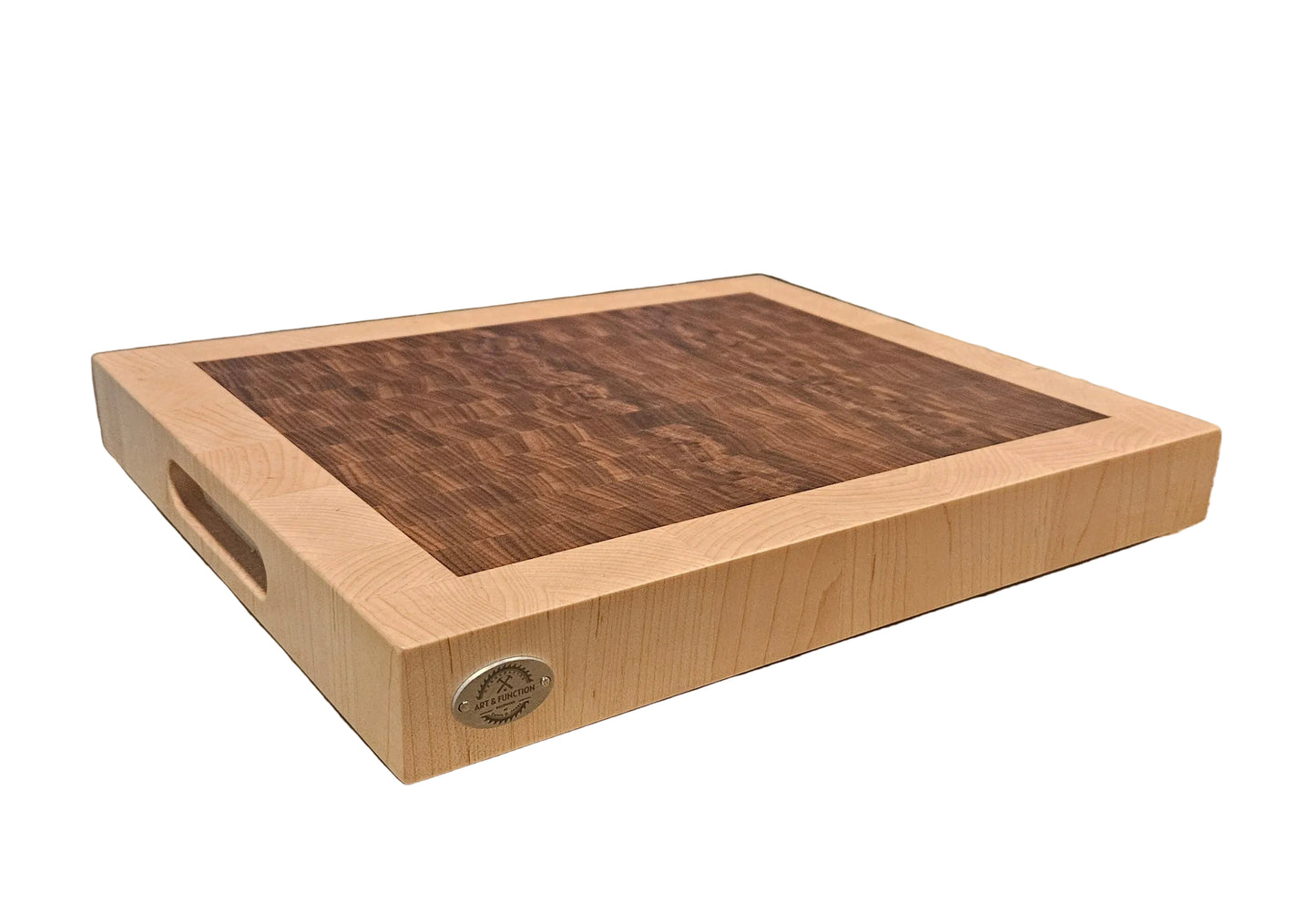 Afromosa and Hard Maple End-Grain Butcher Block