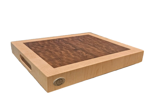 Afromosa and Hard Maple End-Grain Butcher Block
