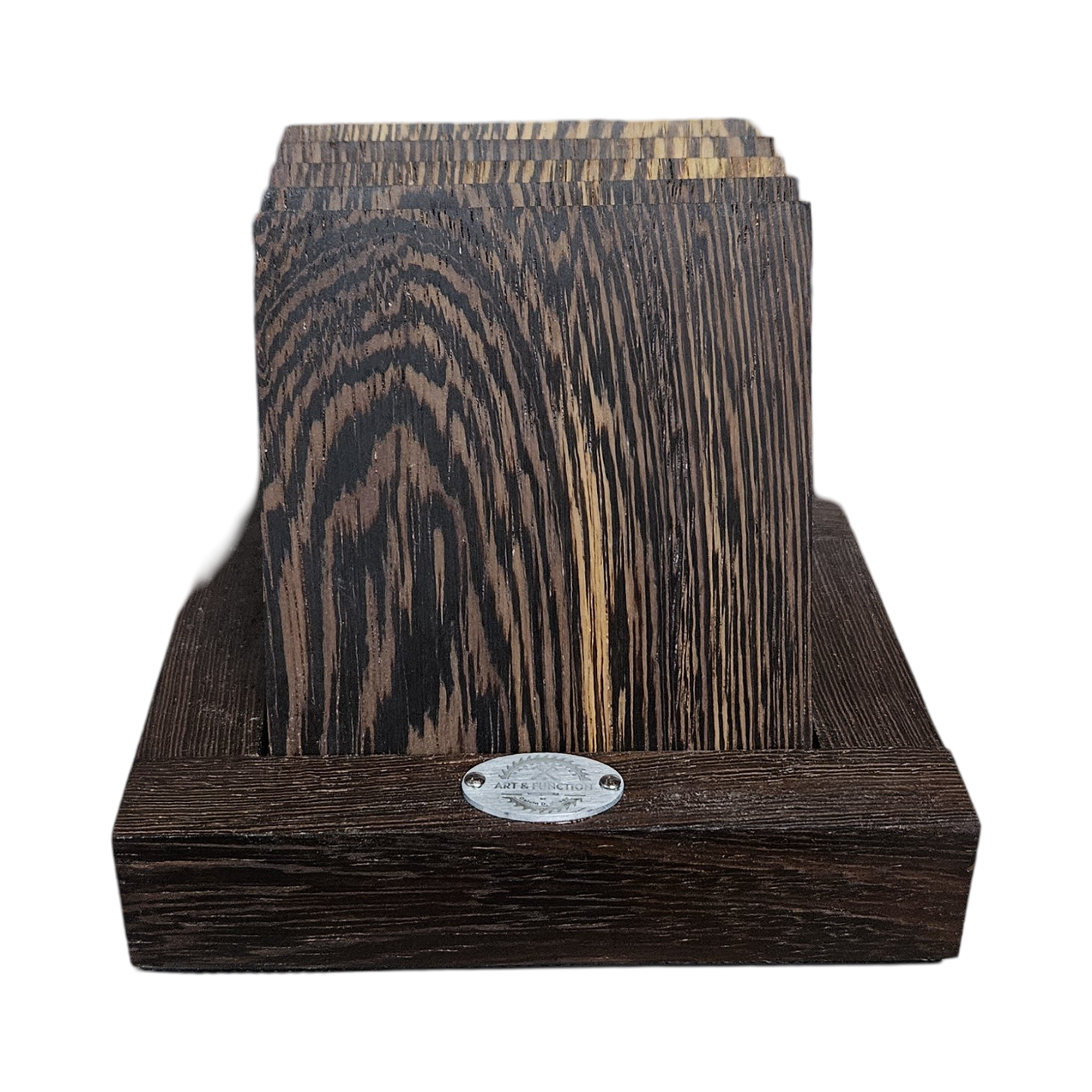 Wenge Bottle opener coasters