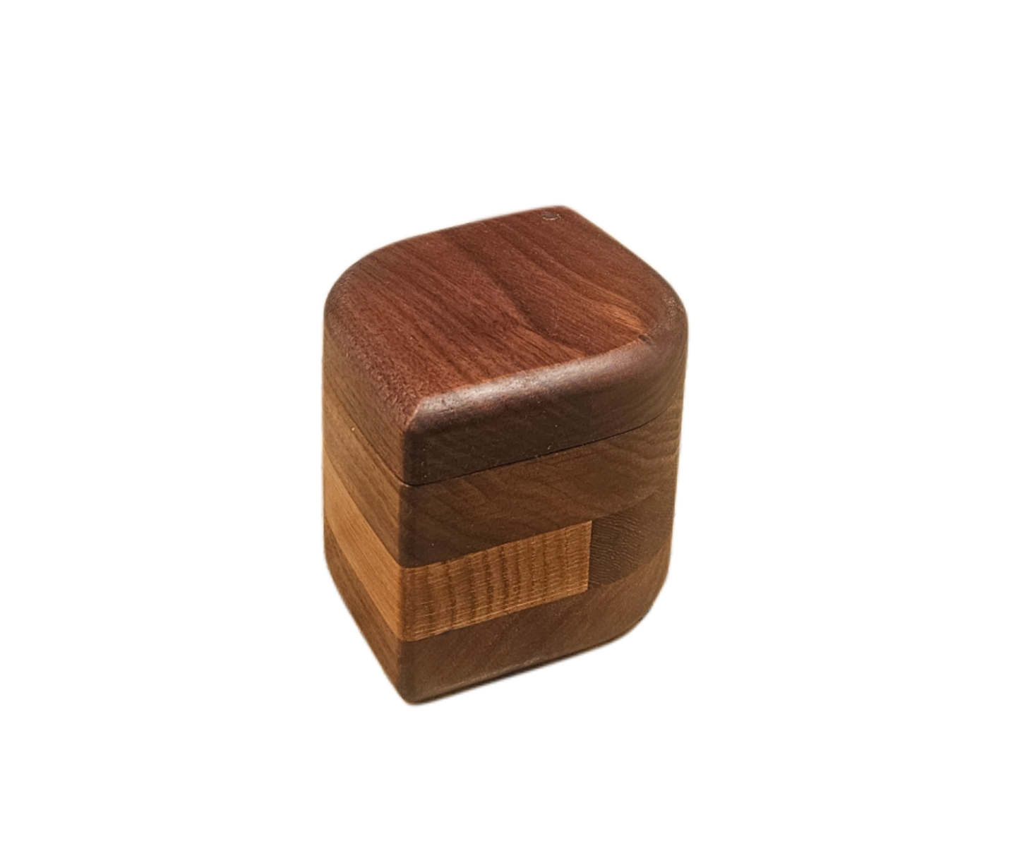 Walnut, white oak and Wenge Salt Well