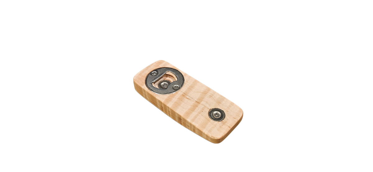 Curly Maple Bottle Opener