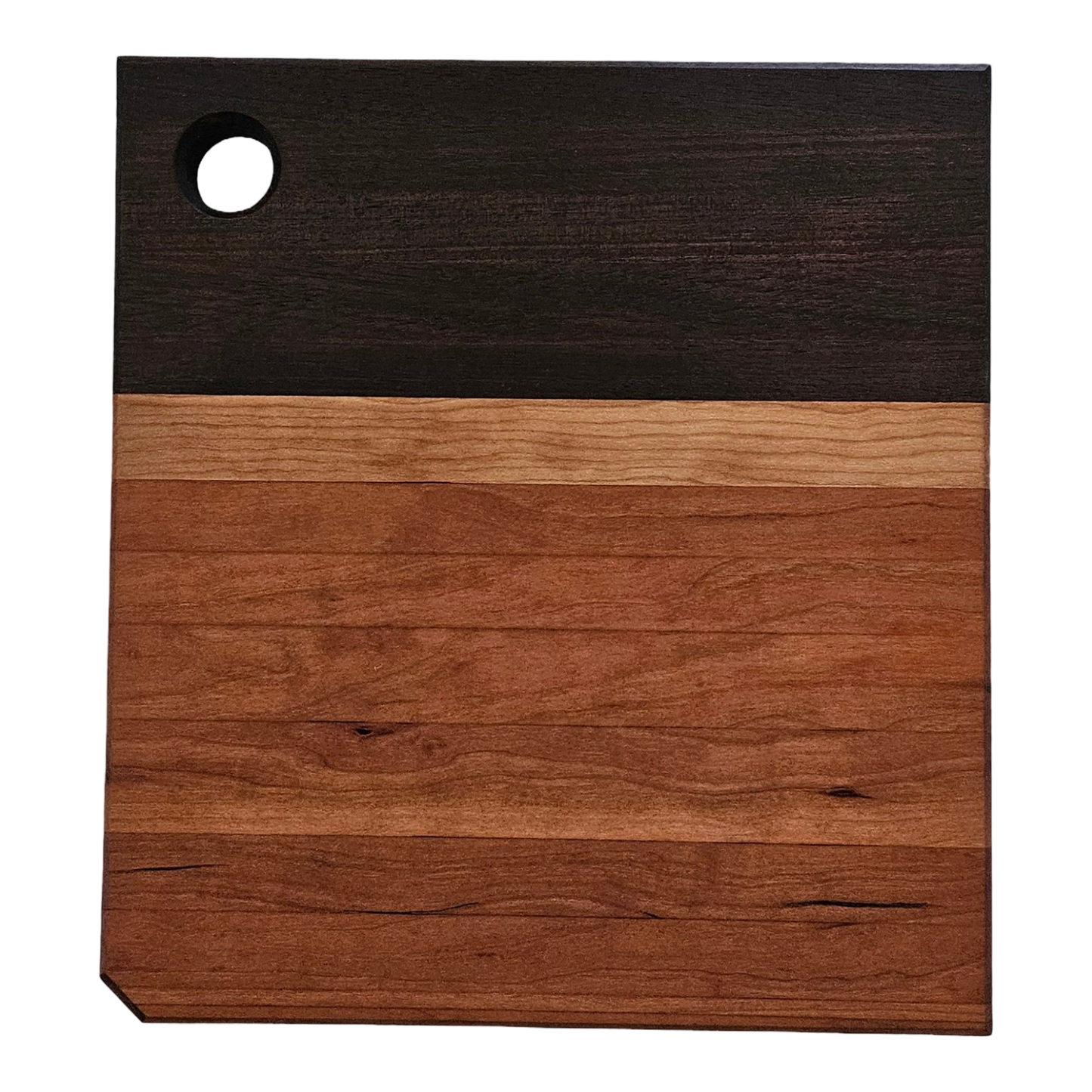 Cherry and Peruvian Walnut Cutting board